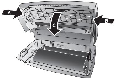 SAGEM PHONEFAX 47TS - Fixing a document jam - 2