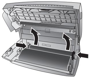 SAGEM PHONEFAX 47TS - Changing the ink film - 4
