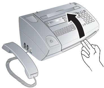 SAGEM PHONEFAX 47TS - Fixing a document jam - 1