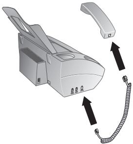 SAGEM PHONEFAX 47TS - Connecting handset - 1
