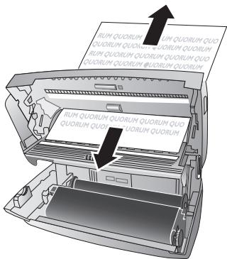 SAGEM PHONEFAX 47TS - Fixing a document jam - 3
