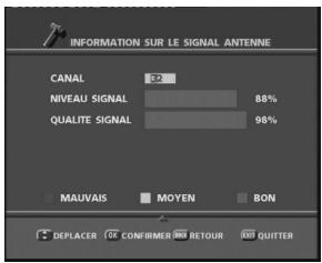 SAGEM PVR 6280T FR - 7-3 SIGNAL d'antenne - 1