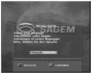 SAGEM PVR 6280T FR - 5-2 Première installation - 1
