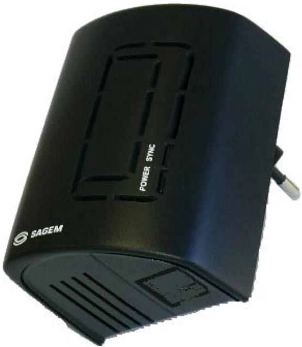 SAGEM TURBO PLUG - Connection and display elements of the SAGEM TURBO PLUG - 1