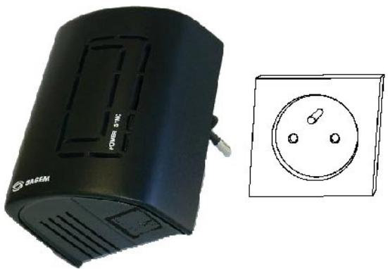 SAGEM TURBO PLUG - Installing the SAGEM TURBO PLUG adapter - 3