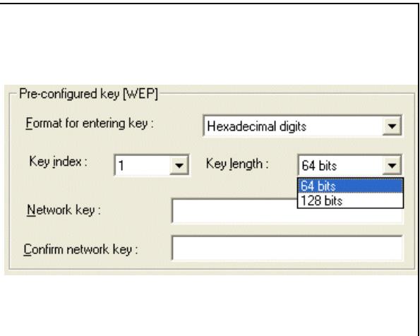 SAGEM WL5061S DONGLE WIFI - Create Encryption Keys Manually - 1