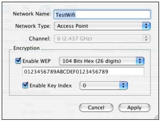 SAGEM WL5061S DONGLE WIFI - Create Encryption Keys Manually - 1
