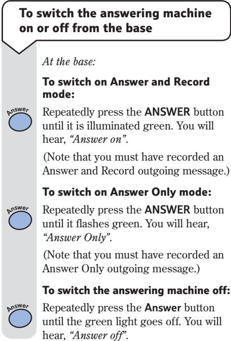 SAGEM WP 21-32 - To adjust the time allowed for recording incoming messages - 3