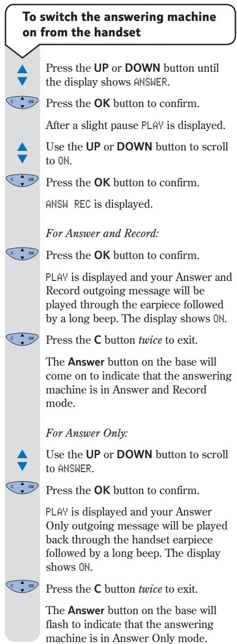 SAGEM WP 21-32 - To adjust the time allowed for recording incoming messages - 1