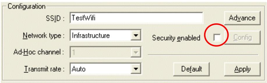 SAGEM XG760A DONGLE WIFI - 1) Security disabled on Access Point. - 1