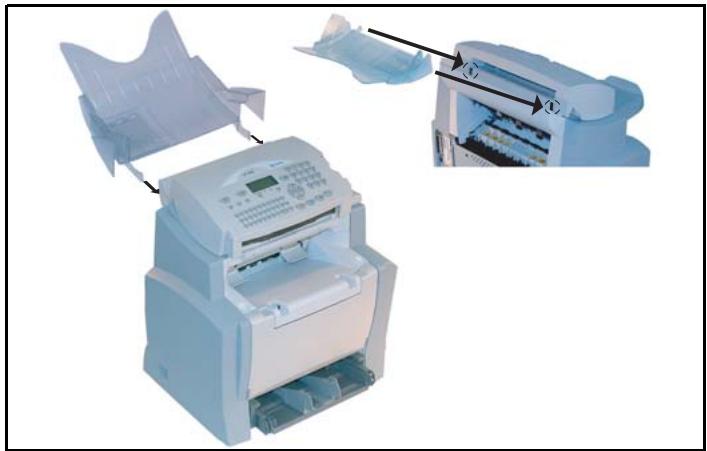 SAGEM MF 4640 - INSTALLING THE DOCUMENT FEEDER FOR SCANNING - 1
