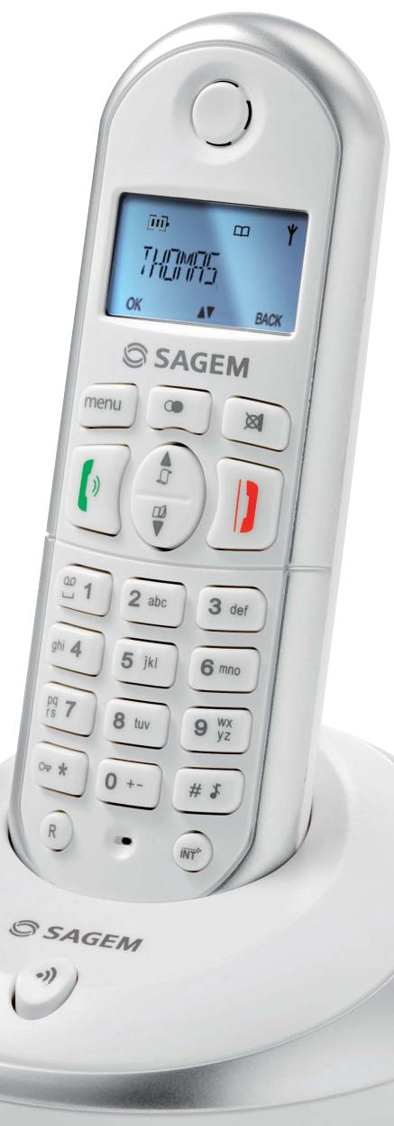 SAGEM D21T - Téléphone sans fil numérique - 1
