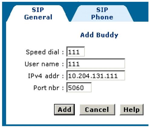 SAGEM FAX ATA 101S - Etapa 3 - Menu SIP Configuration > SIP general > Tel to IP routing table - 1