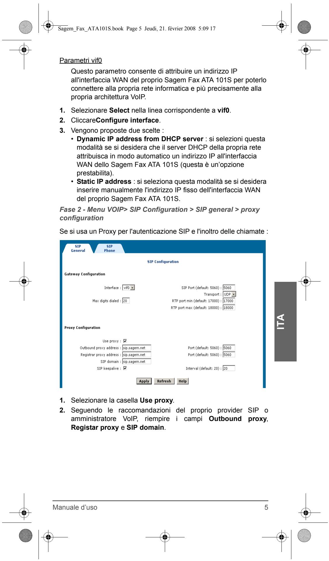 SAGEM FAX ATA 101S - 7