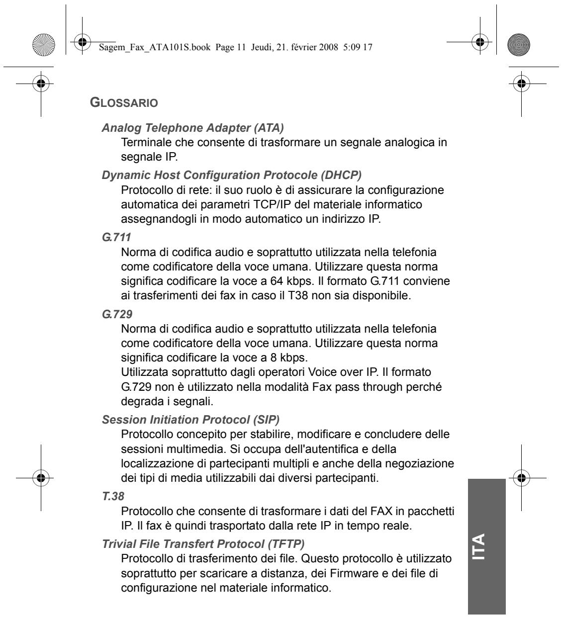 SAGEM FAX ATA 101S - SAGEM COMMUNICATIONS - 3