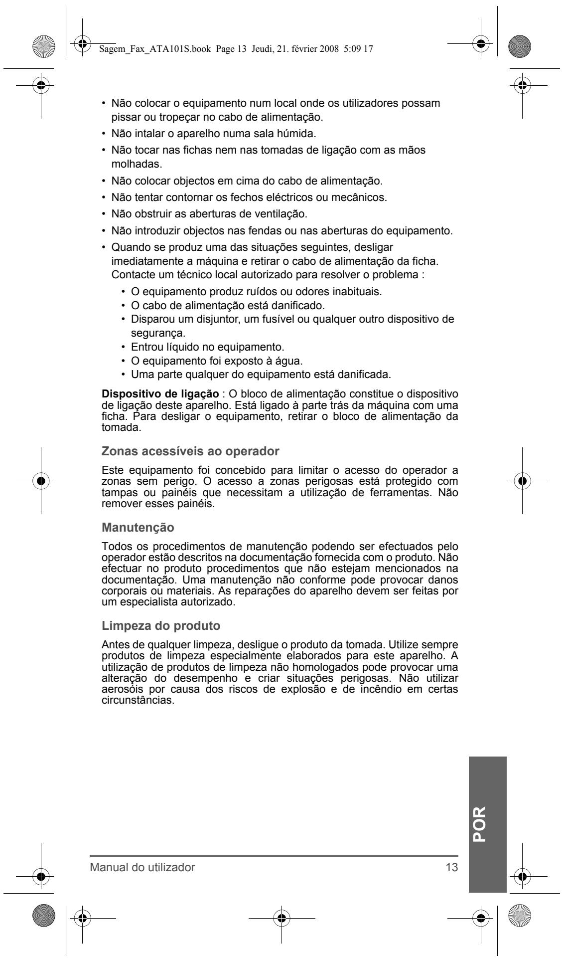 SAGEM FAX ATA 101S - Parametro eth0 - 17