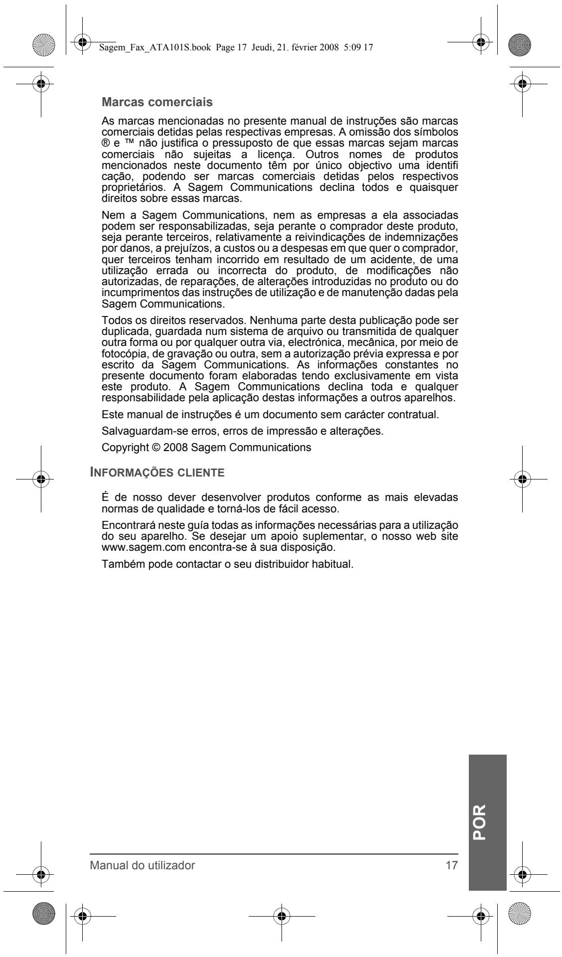 SAGEM FAX ATA 101S - O produto - 4