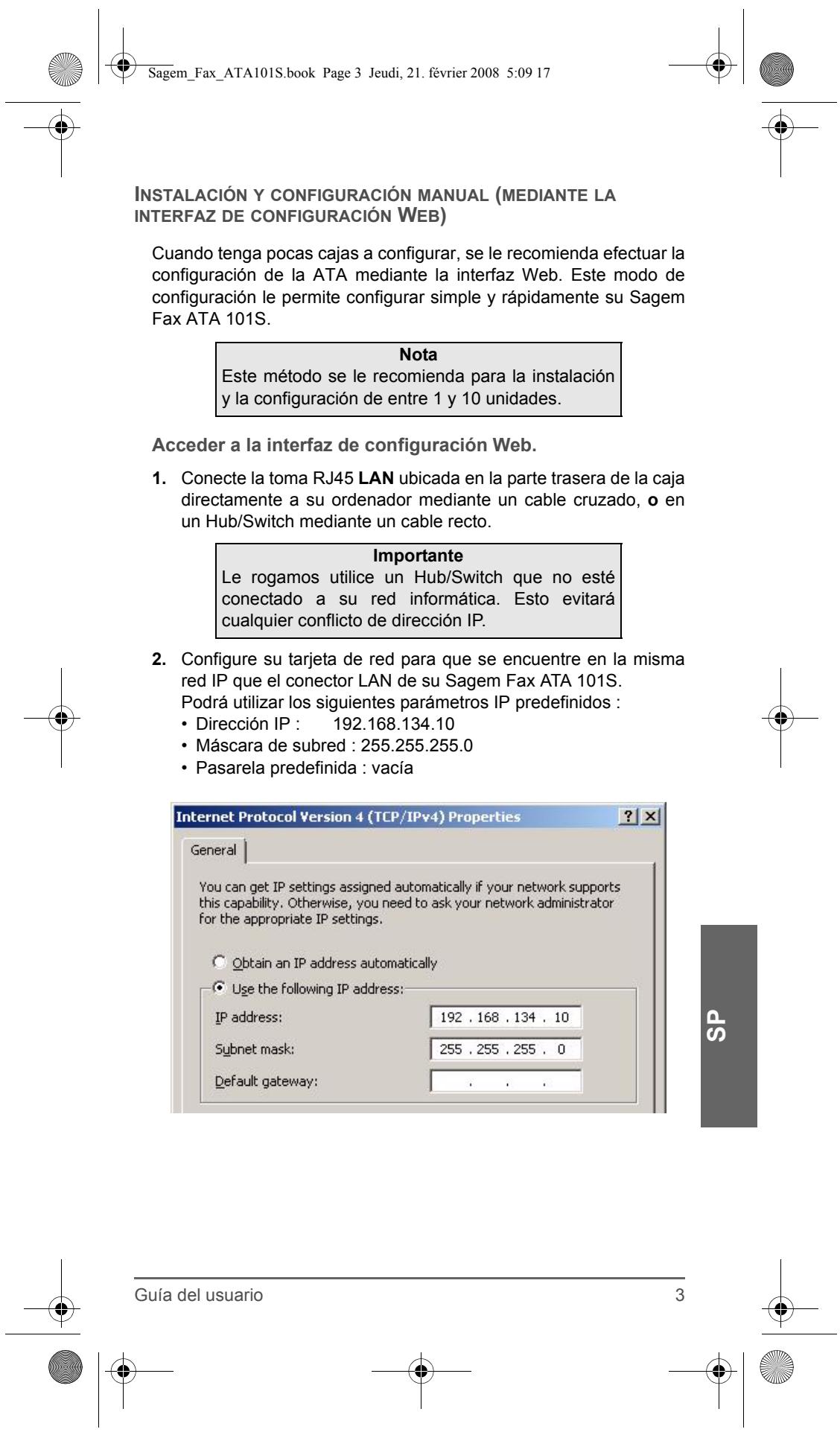 SAGEM FAX ATA 101S - 5
