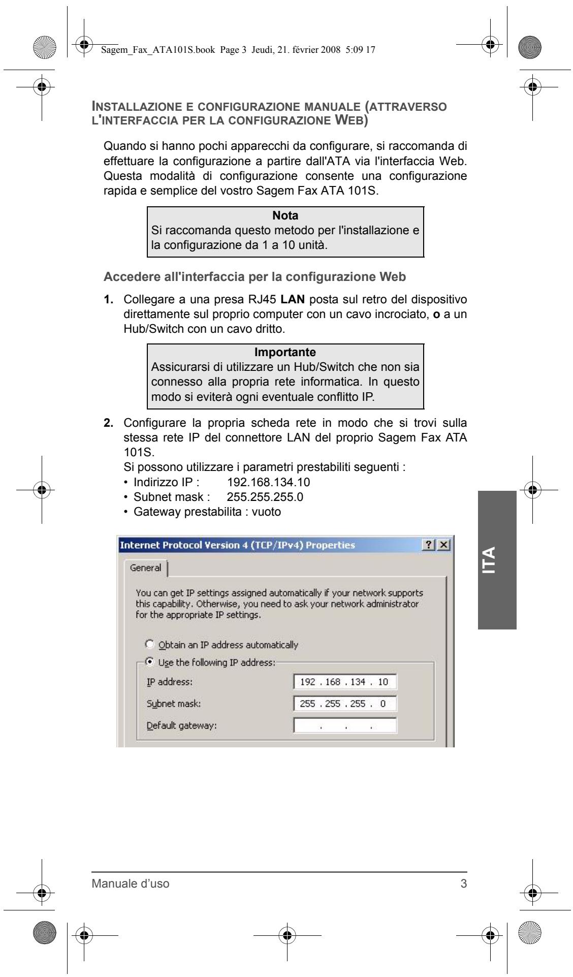 SAGEM FAX ATA 101S - 5