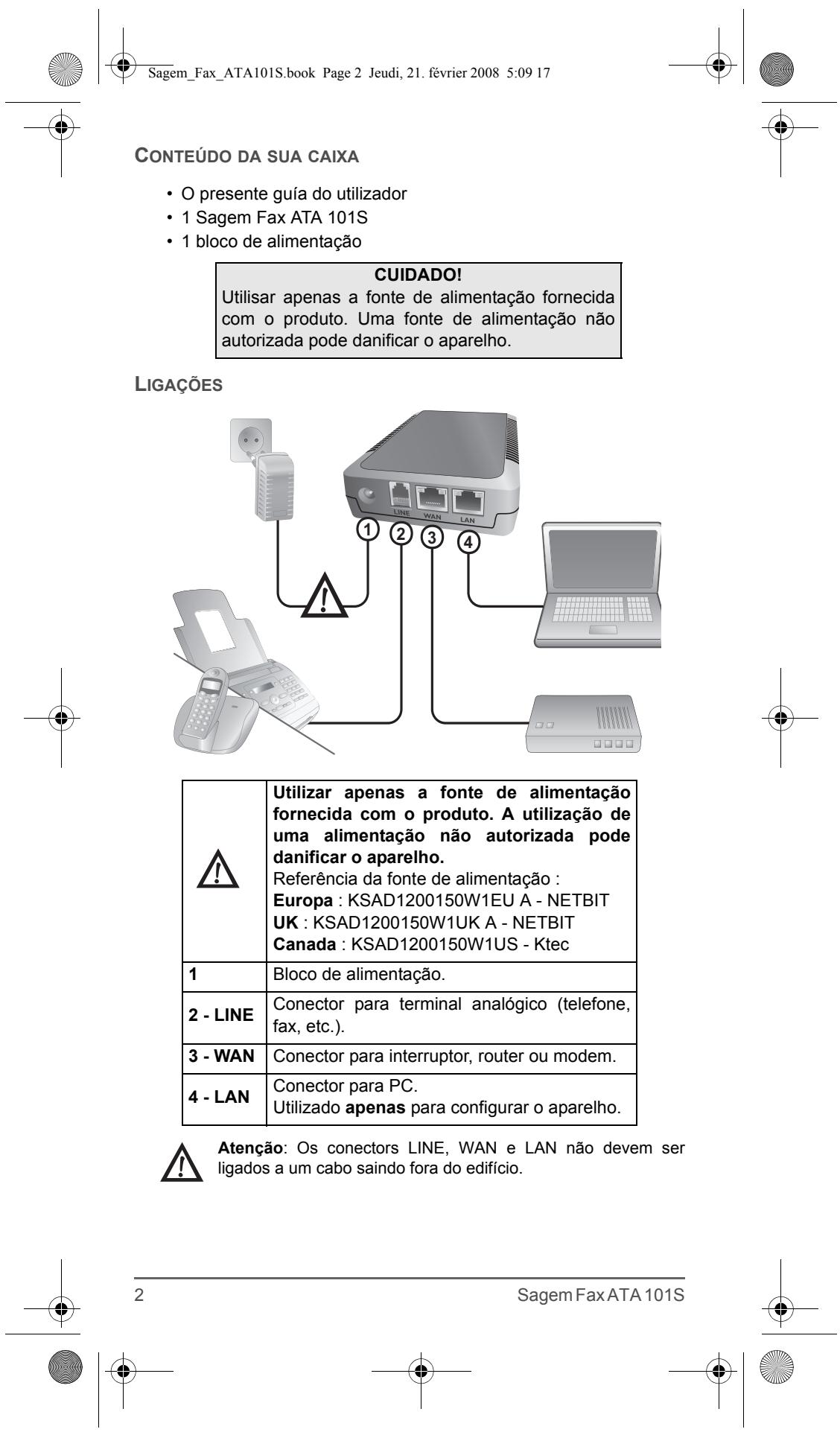 SAGEM FAX ATA 101S - 5