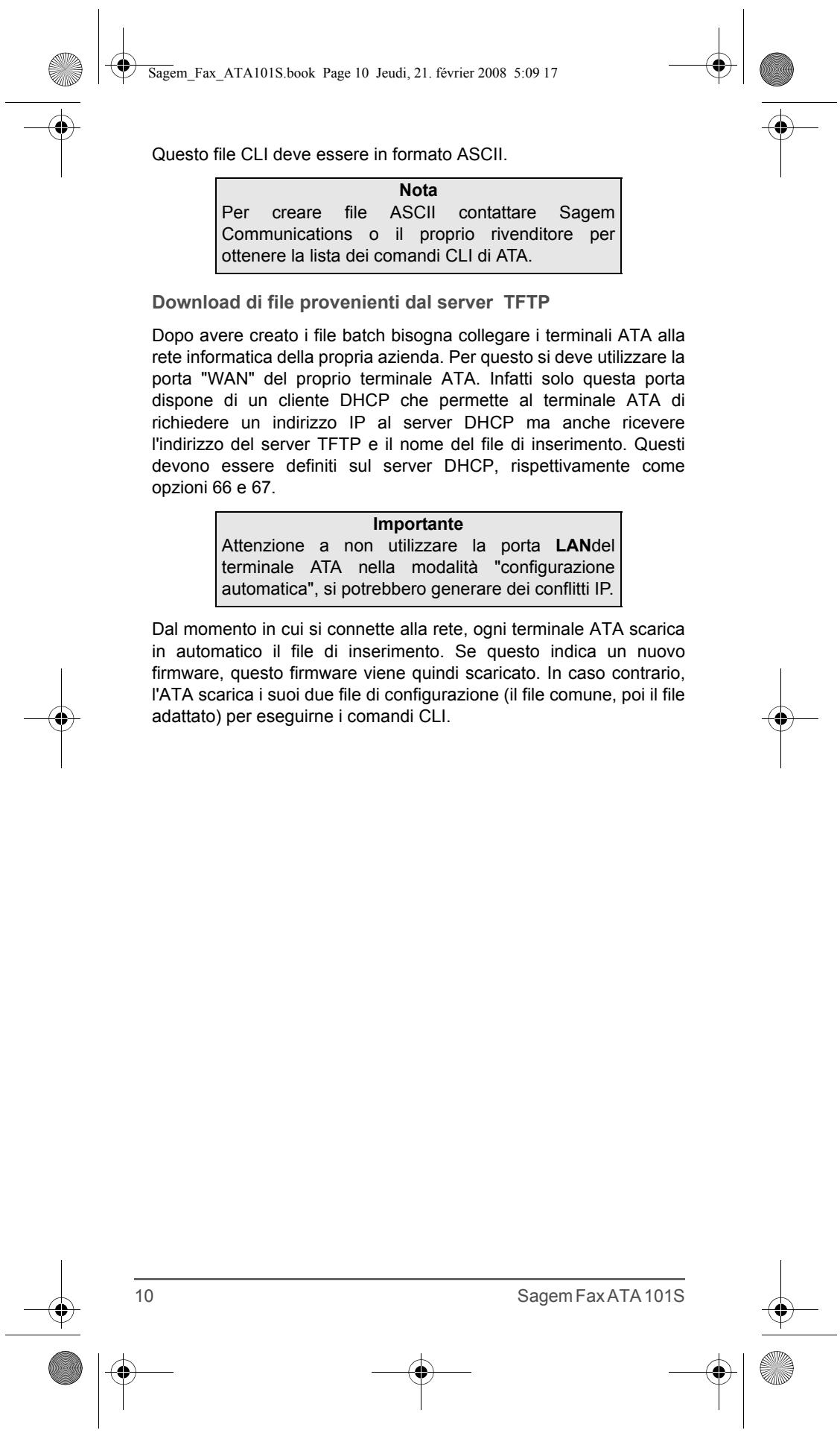 SAGEM FAX ATA 101S - SAGEM COMMUNICATIONS - 2