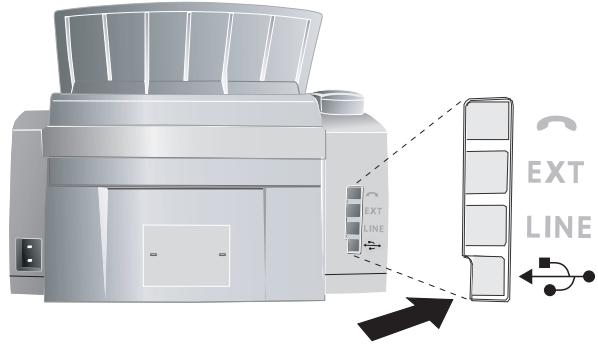 SAGEM LASERFAX 825 - Branchement PC - 4