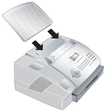 SAGEM LASERFAX 825 - Monter le plateau de documents - 1