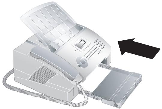 SAGEM LASERFAX 855 - Mise en place du papier - 6