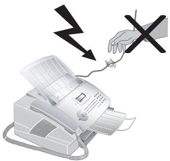 SAGEM LASERFAX 855 - Consignes de sécurité - 4