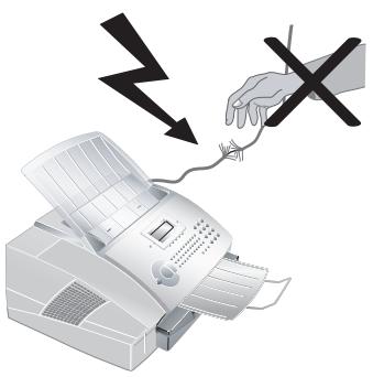 SAGEM LASERFAX 3260 - Safety Instructions - 4