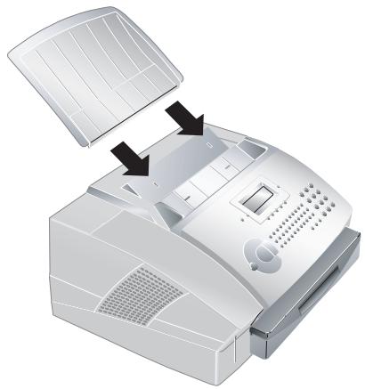 SAGEM LASERFAX 3260 - Attaching the Document Support - 1