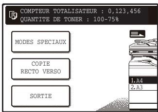 SAGEM MF 9325 - Vérification du compte total et du niveau de toner - 2