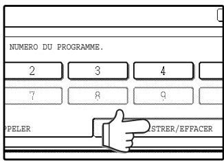 SAGEM MF 9325 - Appuyez sur la touche correspondant au numéro du programme souhaité. - 4