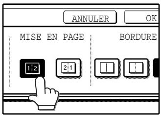 SAGEM MF 9325 - Sélectionnez la mise en page. - 1