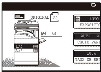 SAGEM MF 9325 - Assurez-vous que le format de papier sélectionné est identique à celui de l'original. - 1