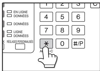 SAGEM MF 9325 - Une fois le travail de copie terminé, appuyez sur la touche [ACC.#-C] (*) - 1