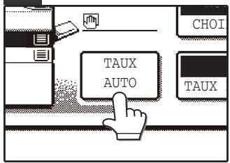 SAGEM MF 9325 - Appuyez sur la touche [TAUX AUTO] - 1
