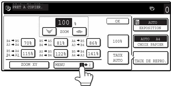 SAGEM MF 9325 - Selection manuelle du TAUX - 2