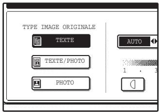 SAGEM MF 9325 - Choix du type d'image originale et reglage MANUEL de l'exposition - 2