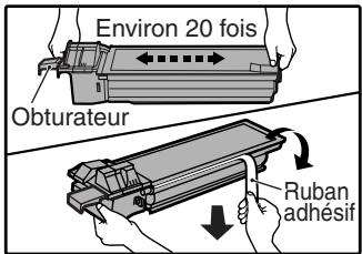 SAGEM MF 9325 - Retirez la cartouche de toner tout en appuyant sur le levier de libération. - 3