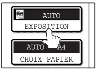 SAGEM MF 9325 - Choix du type d'image originale et reglage MANUEL de l'exposition - 1