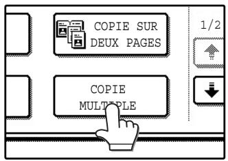 SAGEM MF 9325 - Appuyez sur la touche [COPIE MULTIPLE] sur l'écran de menu des MODES SPECIAUX. - 1