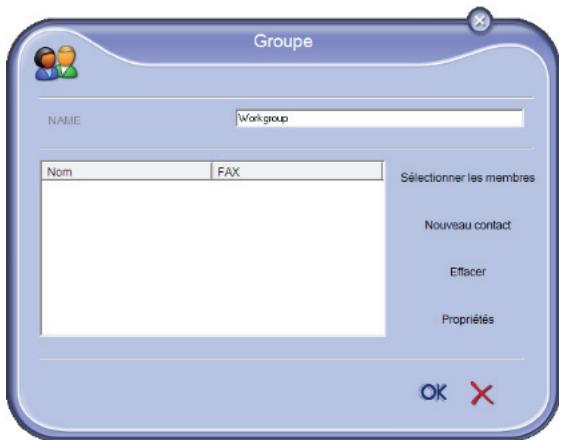 SAGEM MFD 6080 - Ajouter un groupe dans le carnet d'adresses du terminal - 2