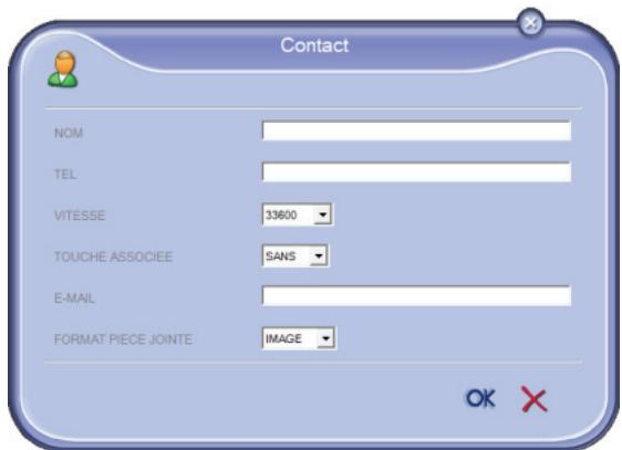 SAGEM MFD 6080 - Ajouter un contact dans le carnet d'adresses du terminal - 2