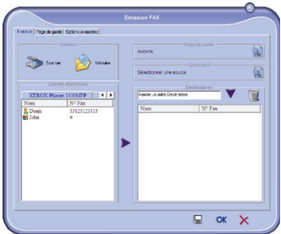 SAGEM MFD 6080 - Envoyer une télécopie à partir d'une application - 2