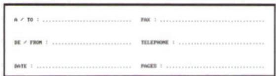 SAGEM MFD 6080 - Impression d'une page de garde - 2