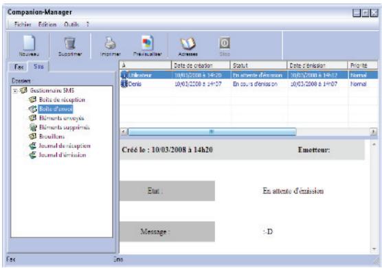 SAGEM MFD 6080 - La boîte d'envoi - 1