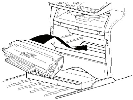 SAGEM MFD 6080 - OUVRIR CAPOT AV. CHANGER TONER - 1