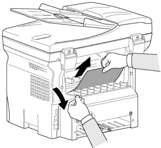 SAGEM MFD 6080 - BOURRAGE PAPIER BAC EXTERNE - 1