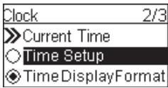 SAGEM MY DU@L RADIO 700 - Setting the Clock Manually - 1